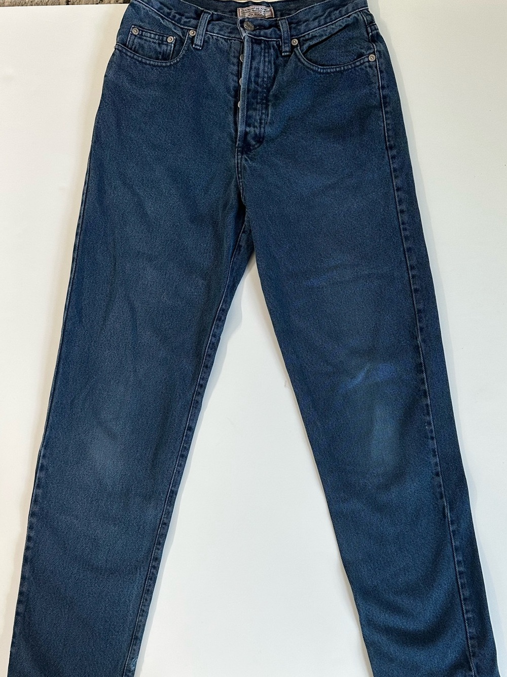 Rare Vintage Guess High Waisted Straight Leg Denim Jeans Size 29